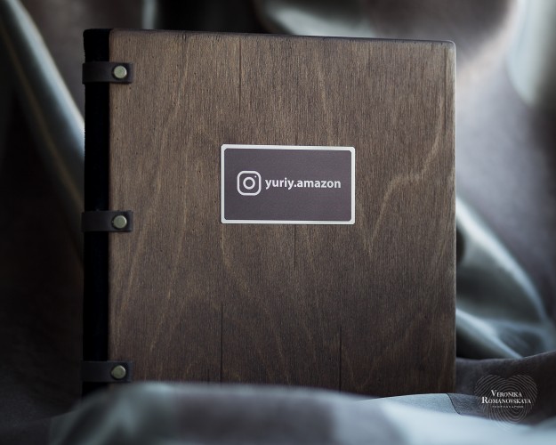 Весільна фотокнига з дерева Київ