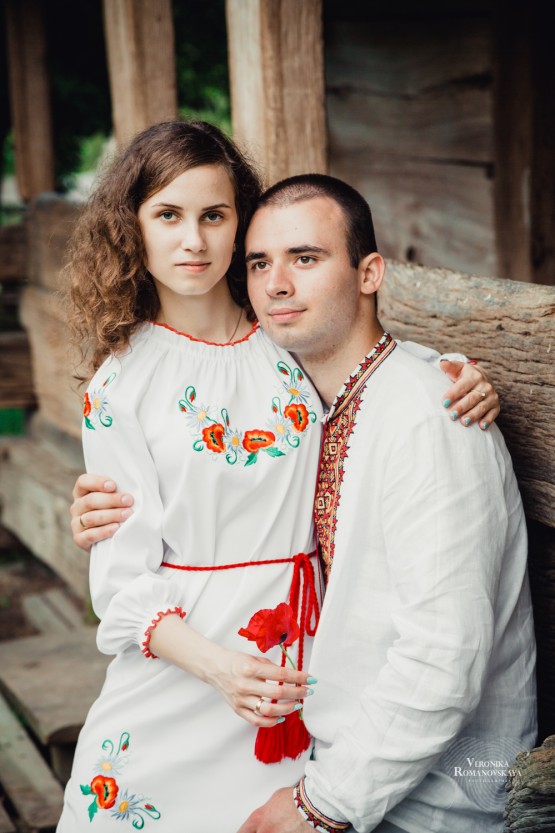 Свадебная фотосессия в украинском стиле, места для романтических фото сессий в Киеве